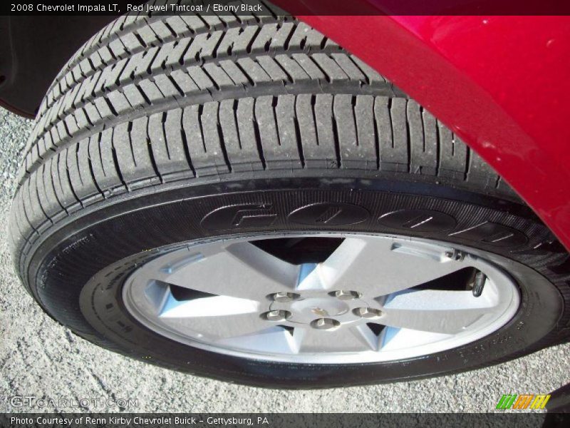 Red Jewel Tintcoat / Ebony Black 2008 Chevrolet Impala LT