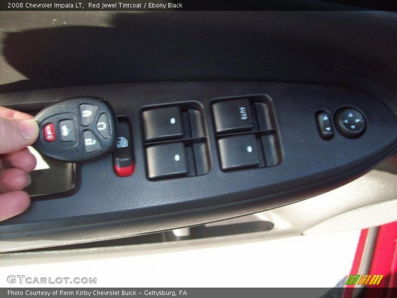 Red Jewel Tintcoat / Ebony Black 2008 Chevrolet Impala LT