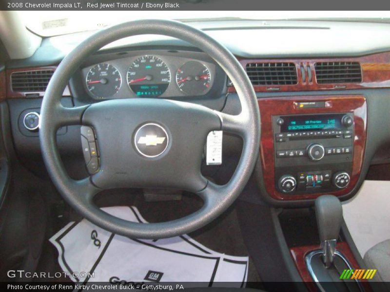 Red Jewel Tintcoat / Ebony Black 2008 Chevrolet Impala LT