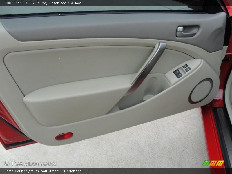 Laser Red / Willow 2004 Infiniti G 35 Coupe