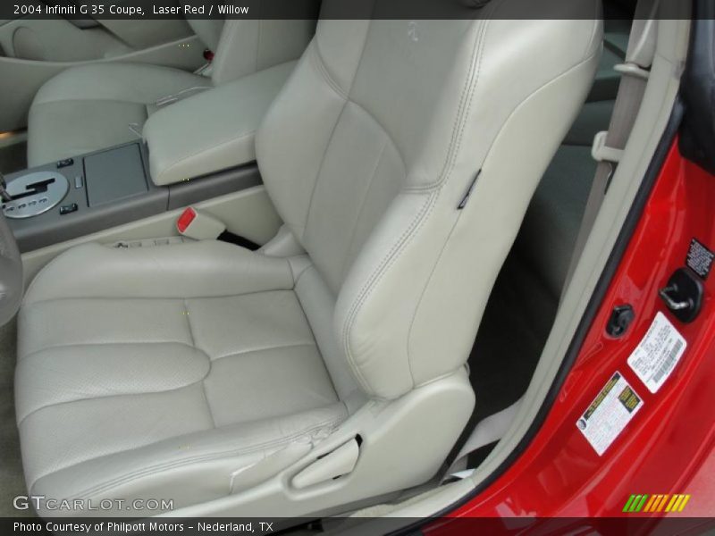 Laser Red / Willow 2004 Infiniti G 35 Coupe