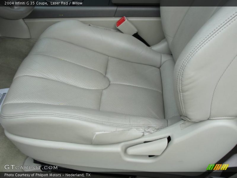 Laser Red / Willow 2004 Infiniti G 35 Coupe