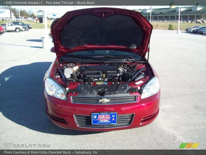Red Jewel Tintcoat / Ebony Black 2008 Chevrolet Impala LT