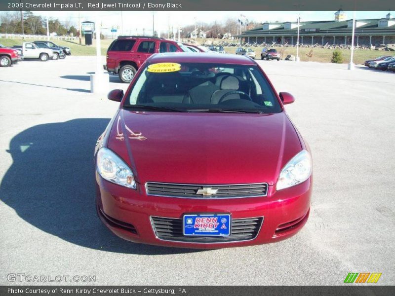 Red Jewel Tintcoat / Ebony Black 2008 Chevrolet Impala LT