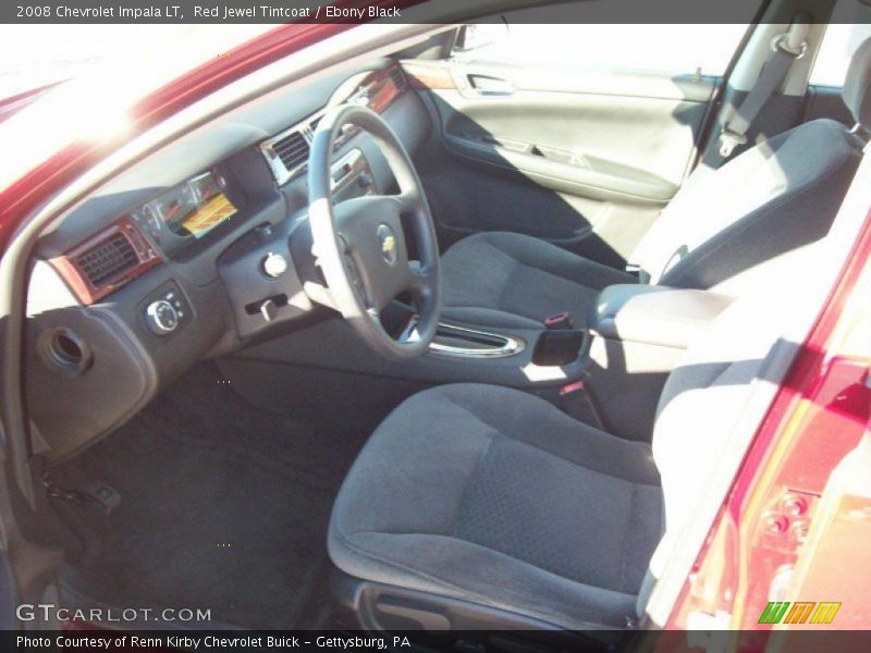 Red Jewel Tintcoat / Ebony Black 2008 Chevrolet Impala LT