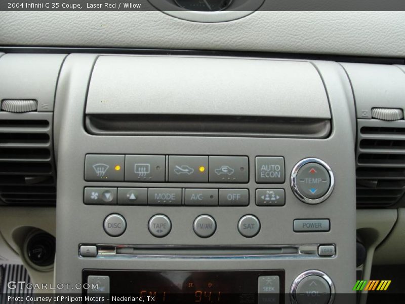 Laser Red / Willow 2004 Infiniti G 35 Coupe