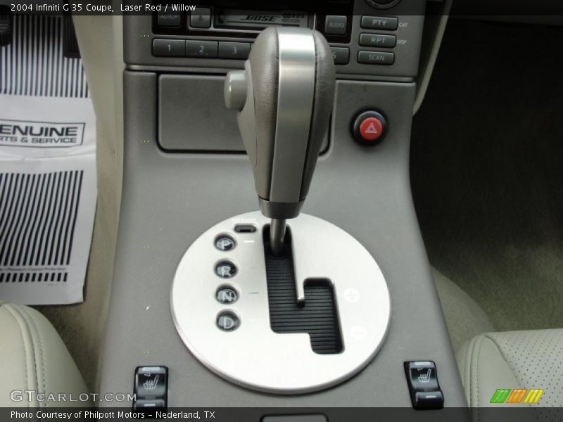 Laser Red / Willow 2004 Infiniti G 35 Coupe