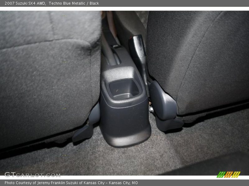 Techno Blue Metallic / Black 2007 Suzuki SX4 AWD