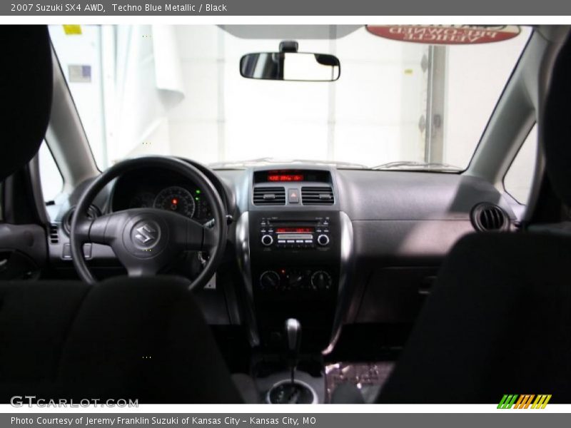 Techno Blue Metallic / Black 2007 Suzuki SX4 AWD