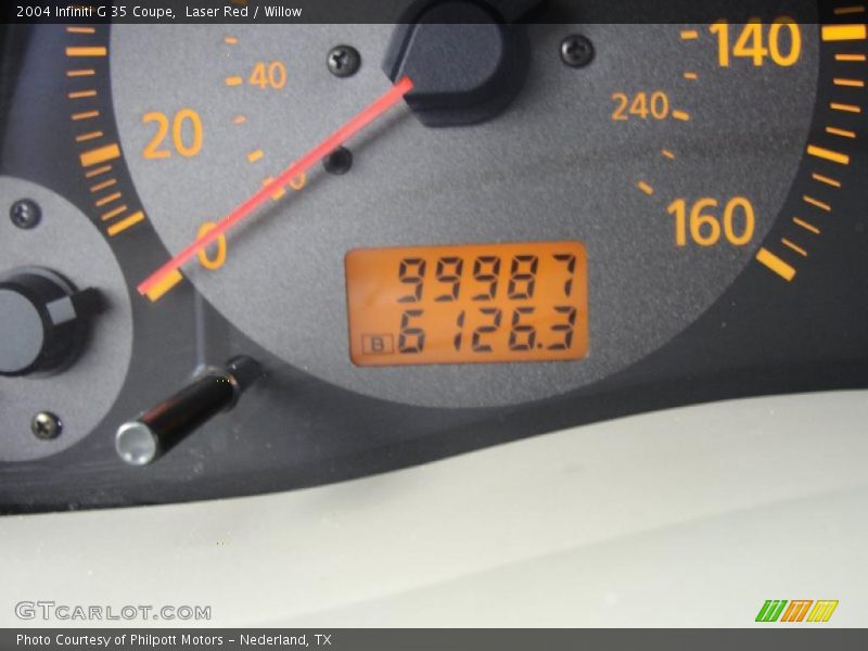 Laser Red / Willow 2004 Infiniti G 35 Coupe