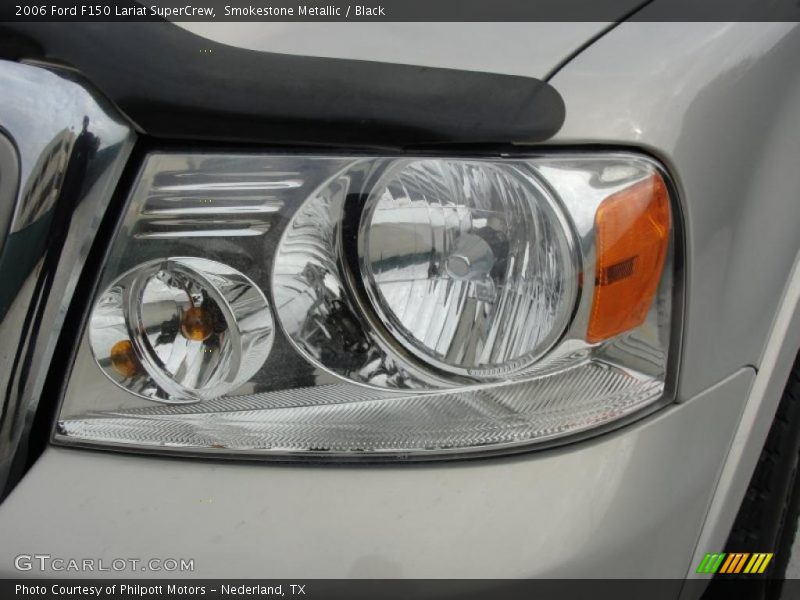 Smokestone Metallic / Black 2006 Ford F150 Lariat SuperCrew
