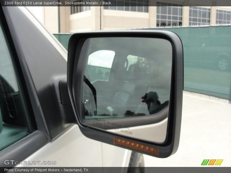 Smokestone Metallic / Black 2006 Ford F150 Lariat SuperCrew