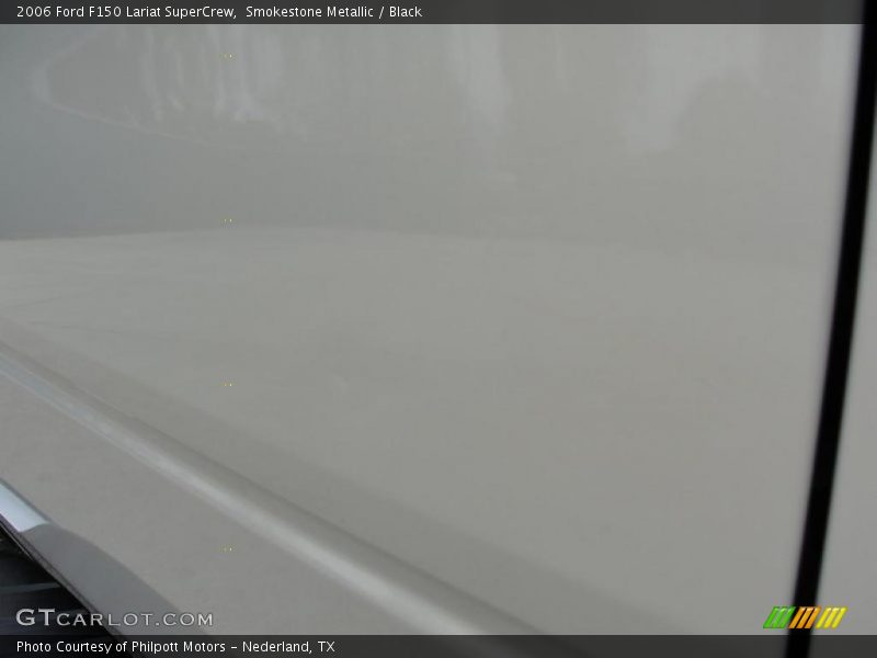 Smokestone Metallic / Black 2006 Ford F150 Lariat SuperCrew