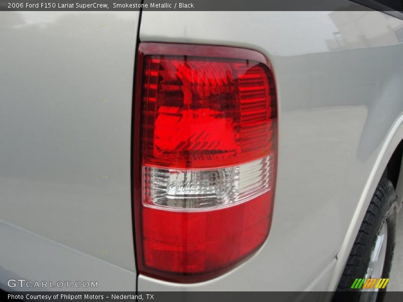 Smokestone Metallic / Black 2006 Ford F150 Lariat SuperCrew