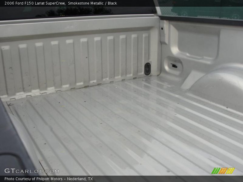 Smokestone Metallic / Black 2006 Ford F150 Lariat SuperCrew