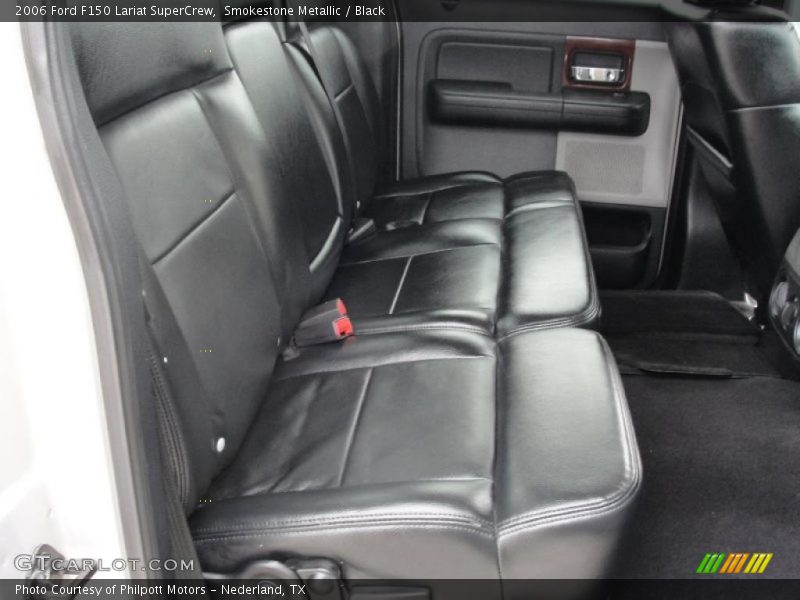 Smokestone Metallic / Black 2006 Ford F150 Lariat SuperCrew