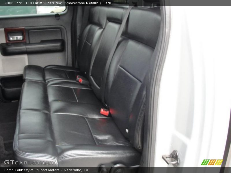 Smokestone Metallic / Black 2006 Ford F150 Lariat SuperCrew