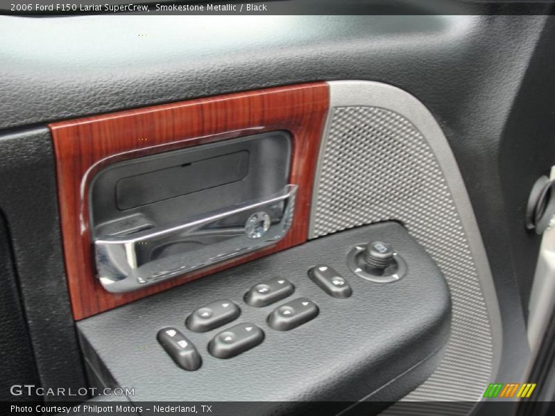 Smokestone Metallic / Black 2006 Ford F150 Lariat SuperCrew