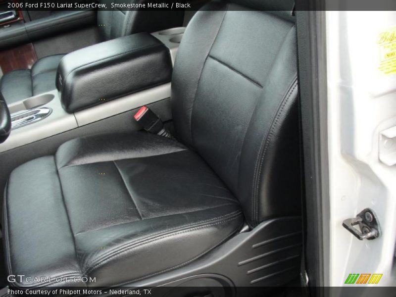 Smokestone Metallic / Black 2006 Ford F150 Lariat SuperCrew
