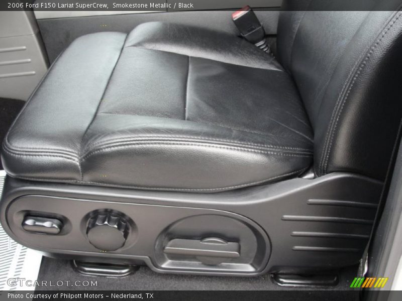 Smokestone Metallic / Black 2006 Ford F150 Lariat SuperCrew