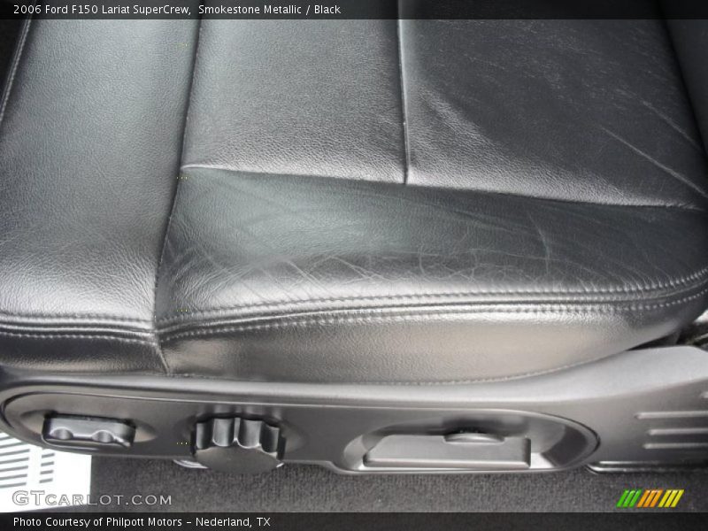 Smokestone Metallic / Black 2006 Ford F150 Lariat SuperCrew