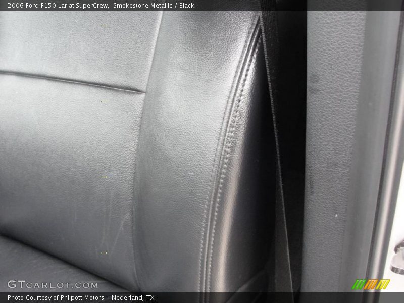 Smokestone Metallic / Black 2006 Ford F150 Lariat SuperCrew