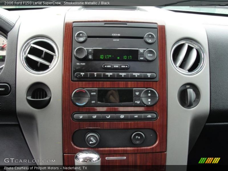Smokestone Metallic / Black 2006 Ford F150 Lariat SuperCrew