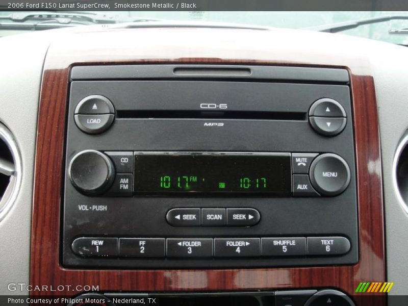 Smokestone Metallic / Black 2006 Ford F150 Lariat SuperCrew