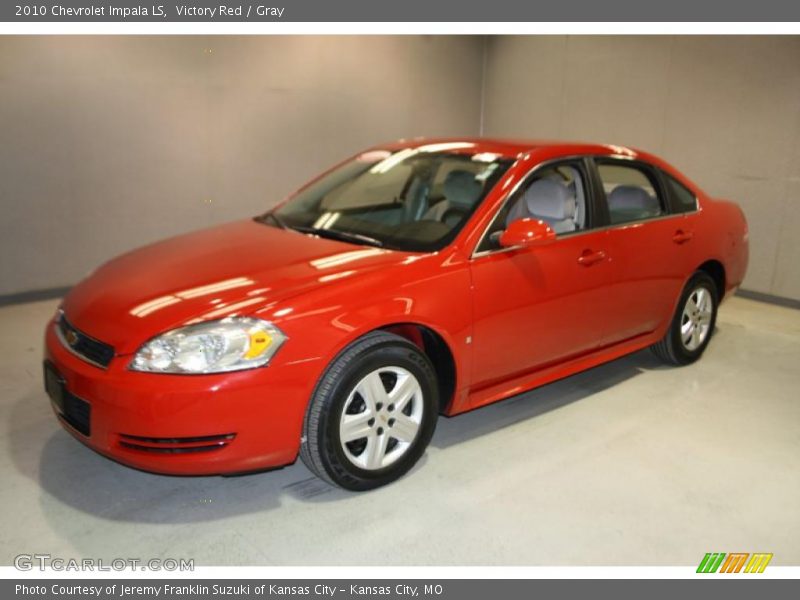 Victory Red / Gray 2010 Chevrolet Impala LS