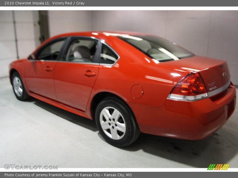 Victory Red / Gray 2010 Chevrolet Impala LS