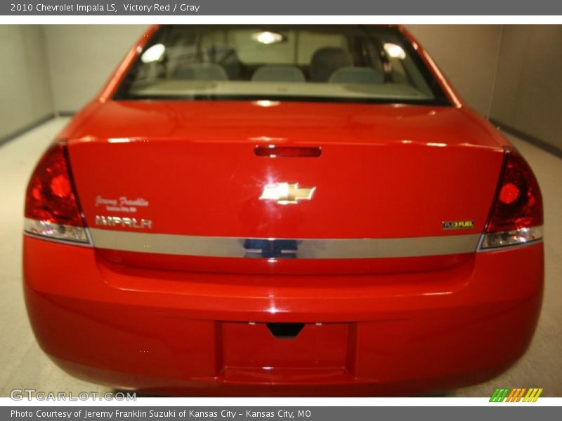 Victory Red / Gray 2010 Chevrolet Impala LS