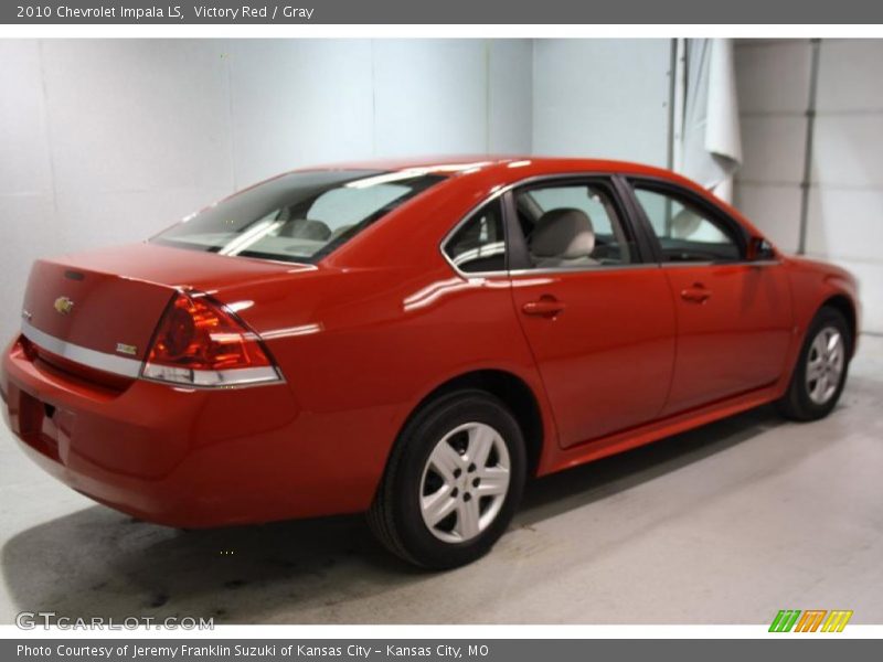 Victory Red / Gray 2010 Chevrolet Impala LS