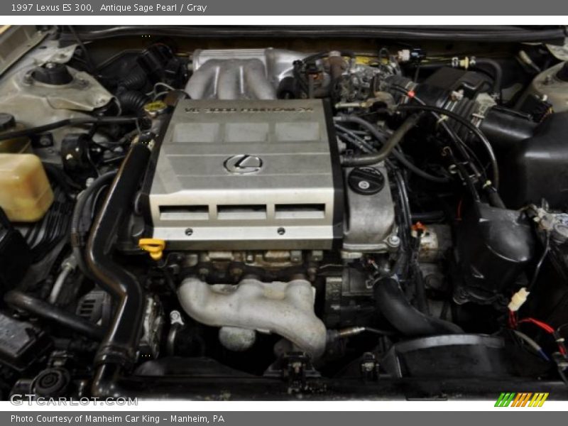Antique Sage Pearl / Gray 1997 Lexus ES 300