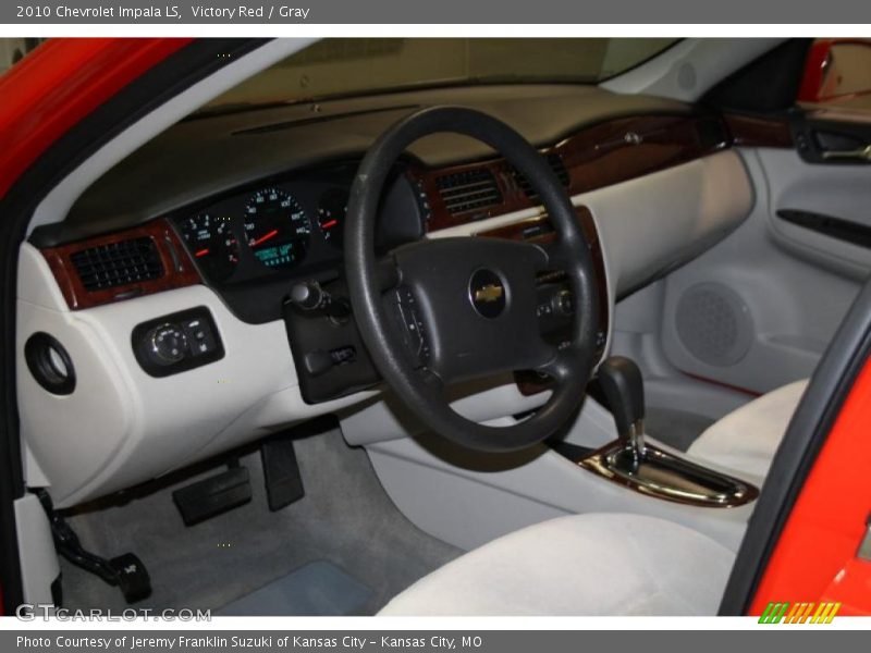 Victory Red / Gray 2010 Chevrolet Impala LS