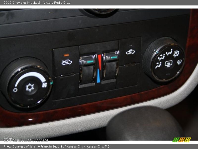 Victory Red / Gray 2010 Chevrolet Impala LS