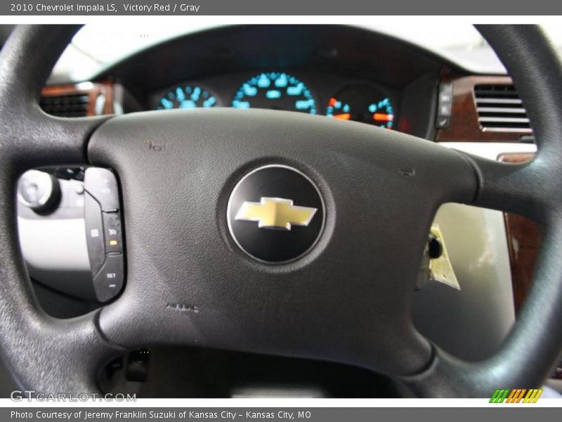 Victory Red / Gray 2010 Chevrolet Impala LS