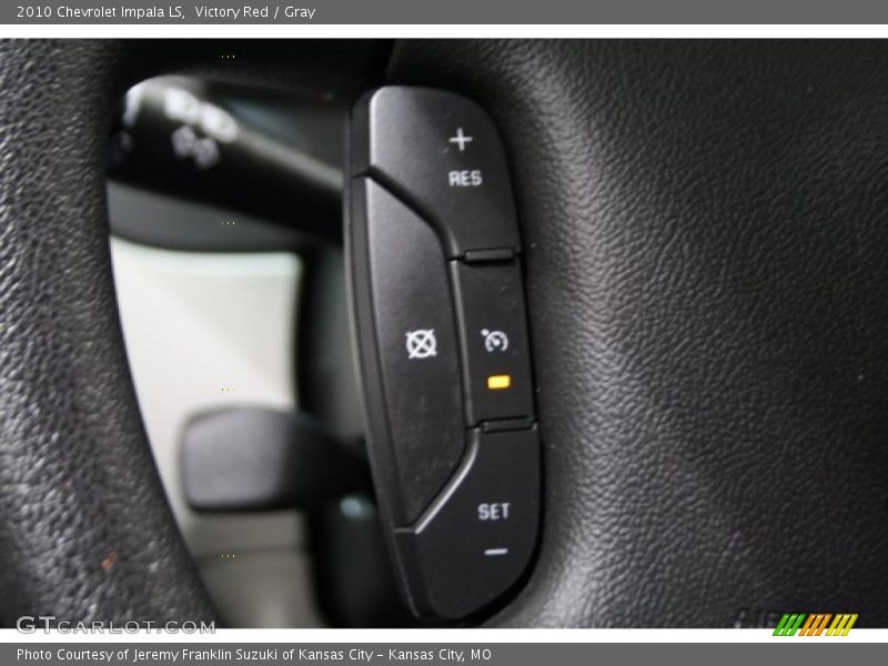 Victory Red / Gray 2010 Chevrolet Impala LS
