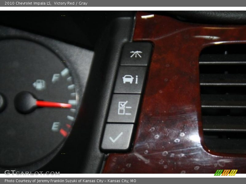 Victory Red / Gray 2010 Chevrolet Impala LS