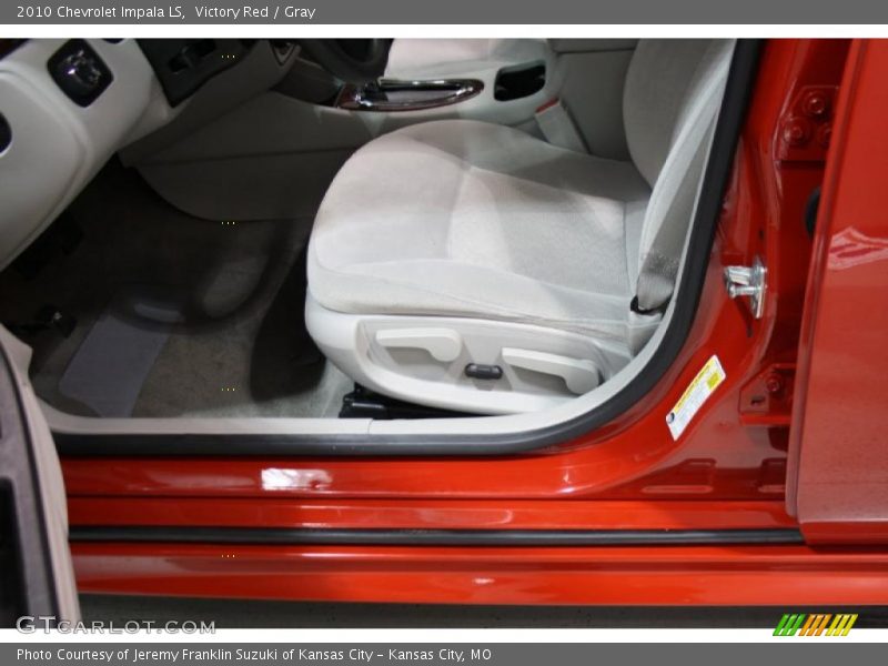 Victory Red / Gray 2010 Chevrolet Impala LS