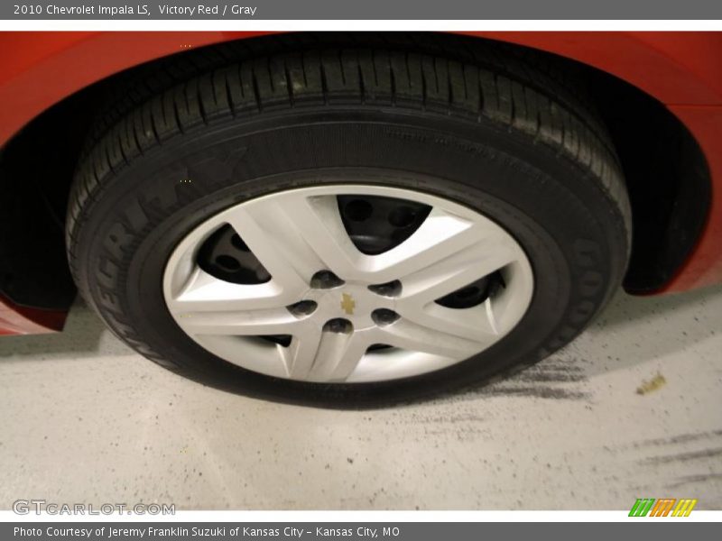 Victory Red / Gray 2010 Chevrolet Impala LS