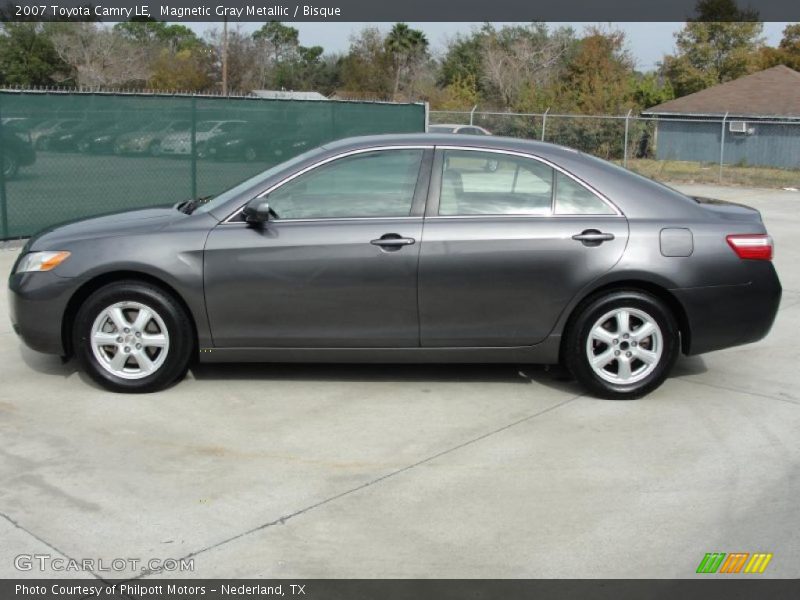 Magnetic Gray Metallic / Bisque 2007 Toyota Camry LE