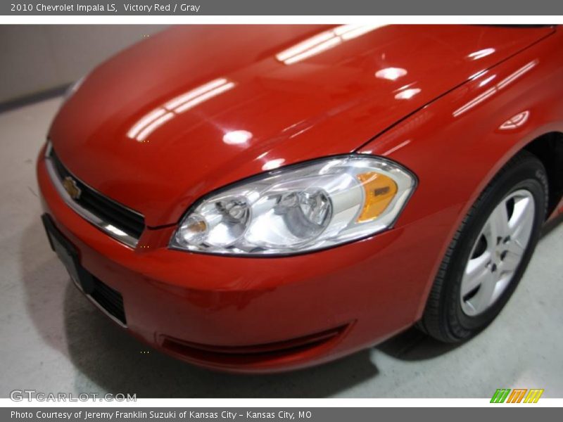 Victory Red / Gray 2010 Chevrolet Impala LS