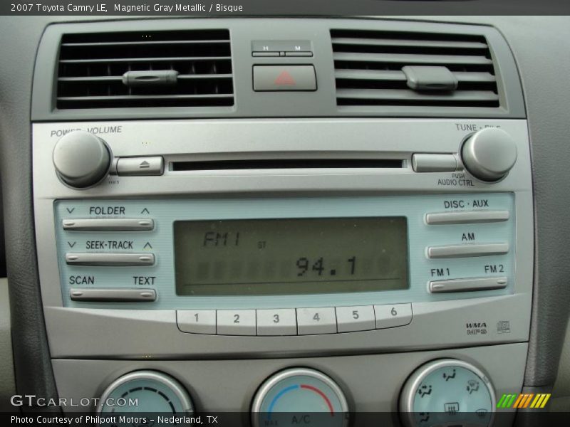 Magnetic Gray Metallic / Bisque 2007 Toyota Camry LE