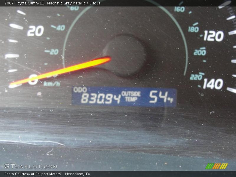 Magnetic Gray Metallic / Bisque 2007 Toyota Camry LE