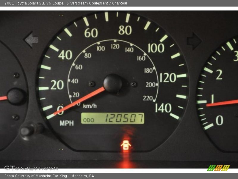 Silverstream Opalescent / Charcoal 2001 Toyota Solara SLE V6 Coupe