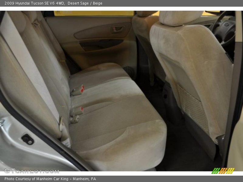 Desert Sage / Beige 2009 Hyundai Tucson SE V6 4WD