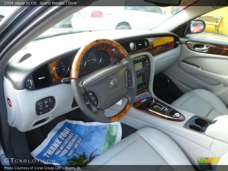 Quartz Metallic / Dove 2004 Jaguar XJ XJ8