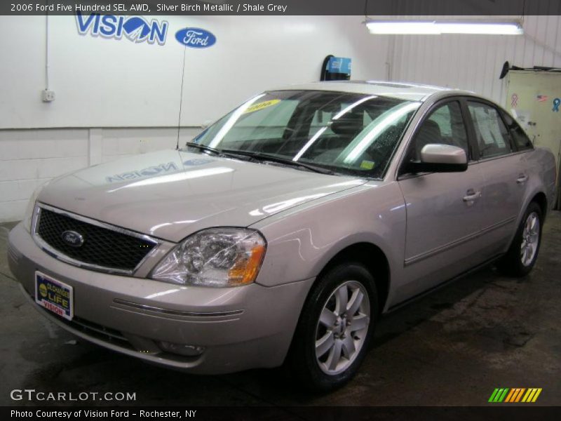Silver Birch Metallic / Shale Grey 2006 Ford Five Hundred SEL AWD
