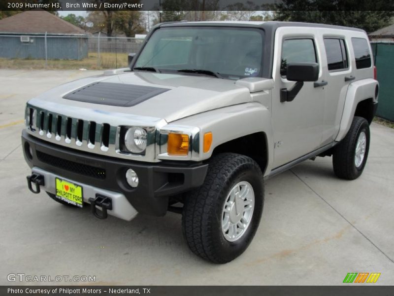 Birch White / Ebony/Pewter 2009 Hummer H3