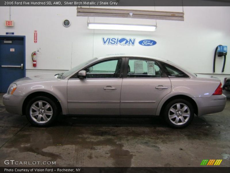 Silver Birch Metallic / Shale Grey 2006 Ford Five Hundred SEL AWD